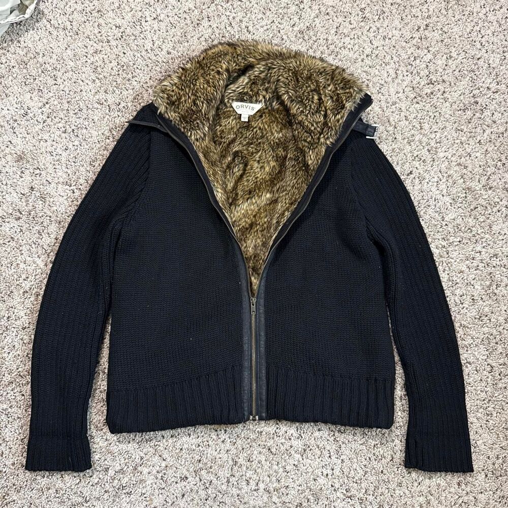 Orvis Women's Black and Brown Jacket